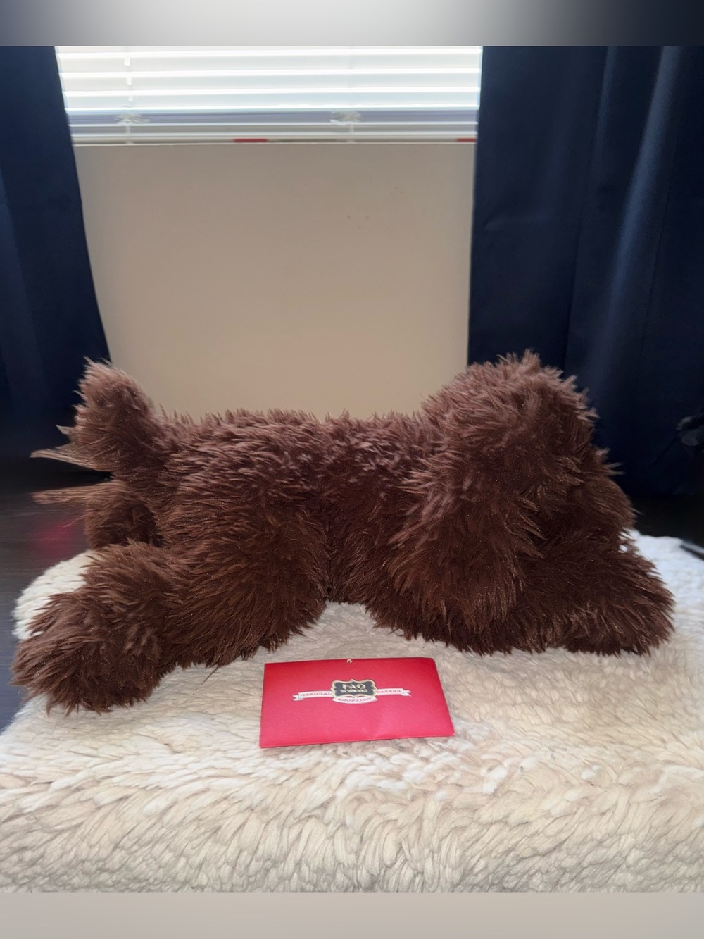 FAO Schwartz Doodle Plush Stuffed Animal Adopt A Pet Brown 19 Inch Dog